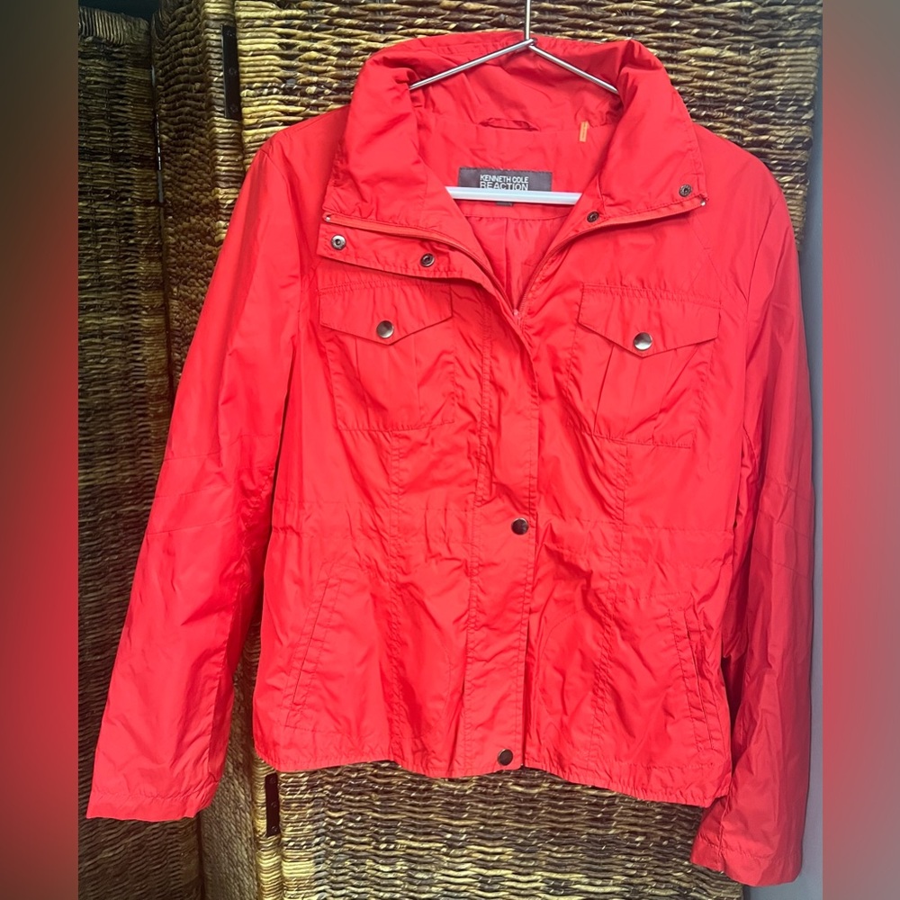 Kenneth Cole- Red Jacket with tie back on back. Red, Size: Medium